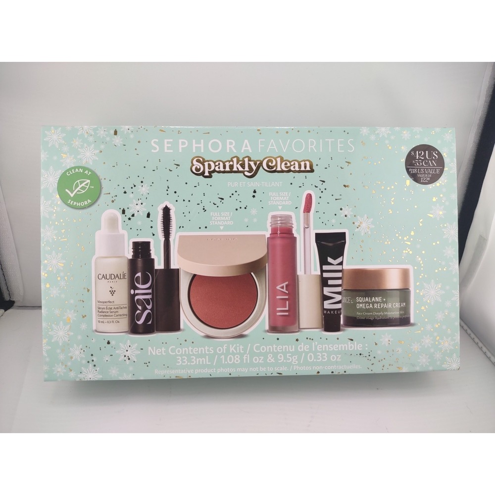 Sephora Favorite Sparkling Clean Full‎ Size Blush And Tinted Lip Oil $118 Value